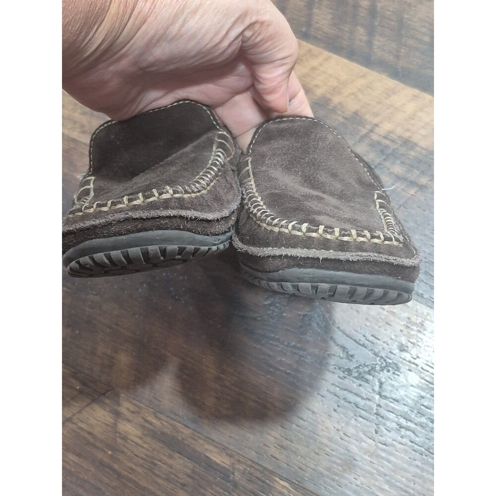 Ara Square Toe Suede Leather  Mokasson Slip On Shoe Womens 9.5 (7G) Brown - Picture 7 of 10